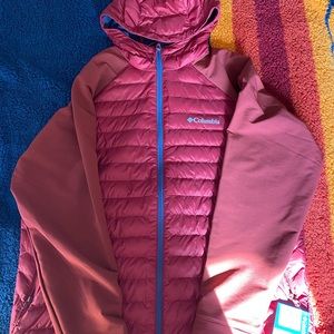 Red Columbia mens jacket